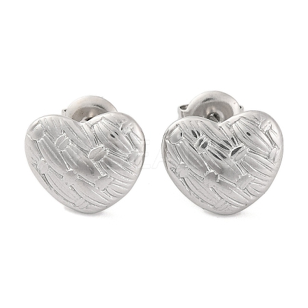 Non-Tarnish 304 Stainless Steel Stud Earrings for Women EJEW-N054-10P-1