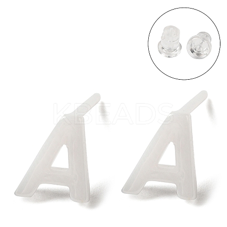 Hypoallergenic Bioceramics Zirconia Ceramic Stud Earrings EJEW-F340-04A-1