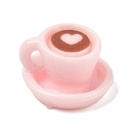 Resin Coffee Miniature Ornaments DOLL-P002-A04-1