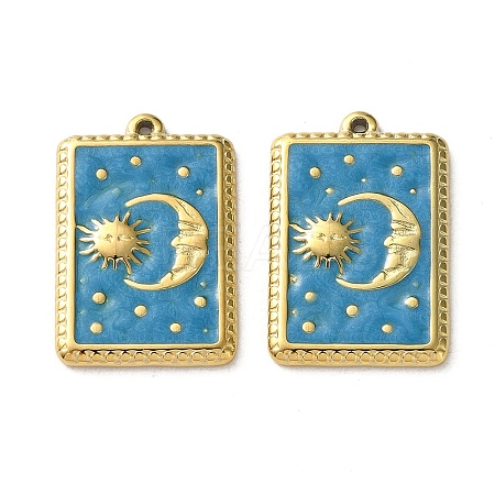 304 Stainless Steel Pendants STAS-A124-17B-G-1
