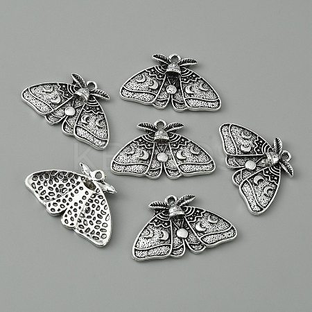 Tibetan Style Alloy Pendants FIND-CJC0017-35AS-1