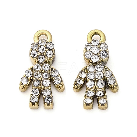 304 Stainless Steel Charms STAS-V003-05G-12-1