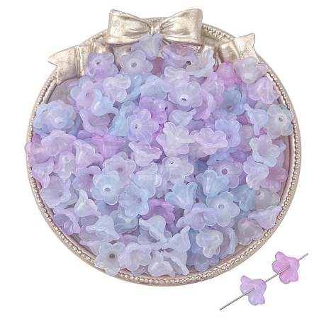 100Pcs Acrylic Bead Caps PW-WGC6A11-08-1
