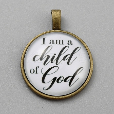 Alloy Pendant FIND-WH0423-65AB-1