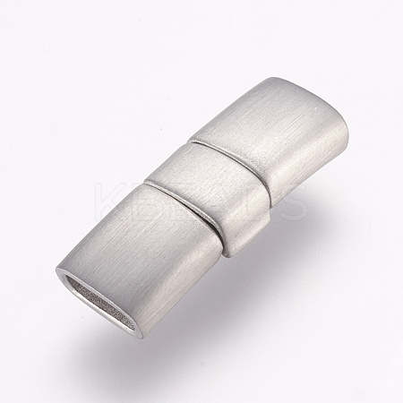 304 Stainless Steel Fold Over Clasps STAS-K145-30P-1