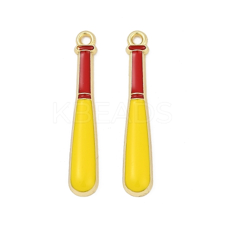 Alloy Enamel Pendants ENAM-V001-01I-G-1