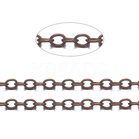 Brass Cable Chains CHC-034Y-R-NF-1