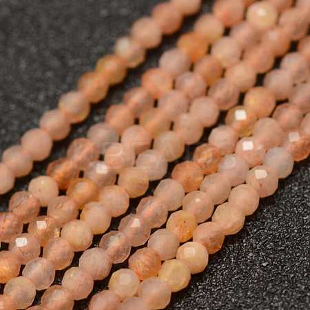 Natural Sunstone Beads Strands G-K182-2mm-13-1