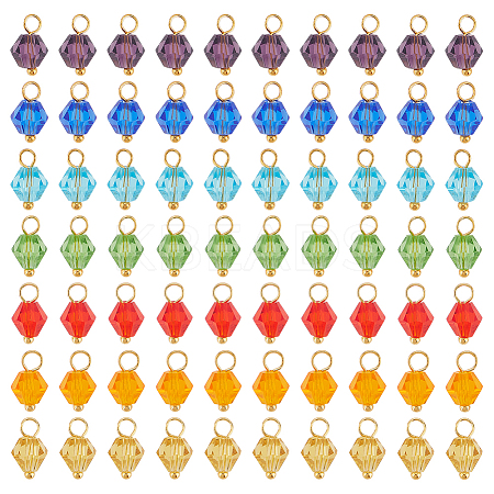 20 Sets Imitation Austrian Crystal Glass Pendants FIND-WR0011-76-1