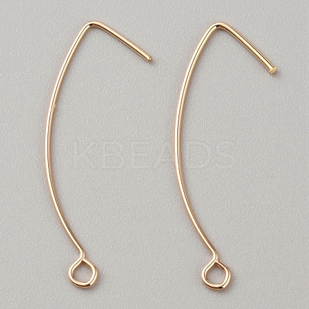 Brass Earring Hooks KK-WH0044-141D-G-1