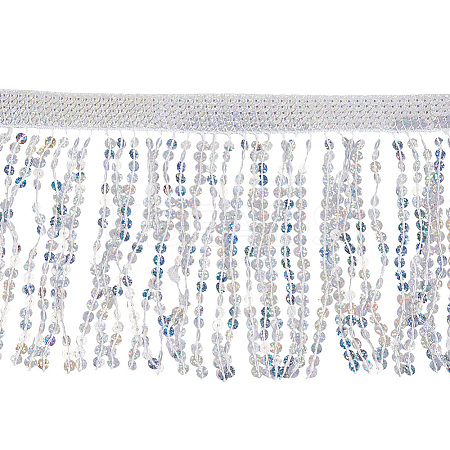 Polyester Sequin Paillette Fringe Tassel Trim OCOR-WH20071-002C-1