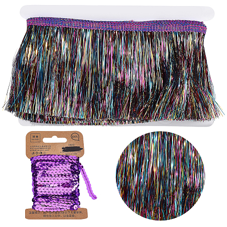 5M Polyester Tinsel Tassel Trimming OCOR-PH0036-47-1
