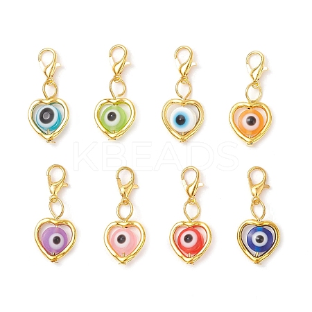 Resin Pendant Decorations HJEW-JM03945-02-S-1