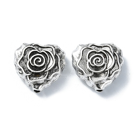Tibetan Style Alloy Beads TIBEB-F065-08AS-11-1