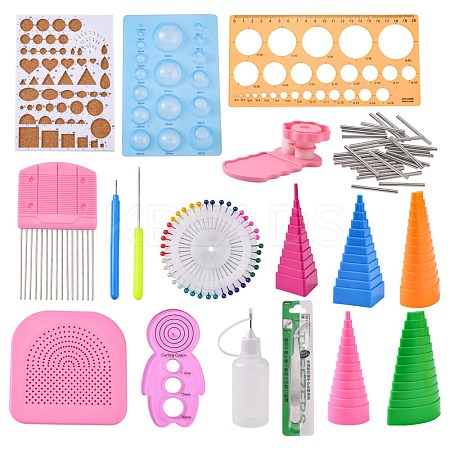 18pcs Paper Quilling Tools DIY-S038-003-1