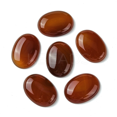 Natural Red Agate Cabochons G-L601-03C-01-1