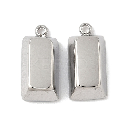 304 Stainless Steel Pendants STAS-L022-135A-P-1
