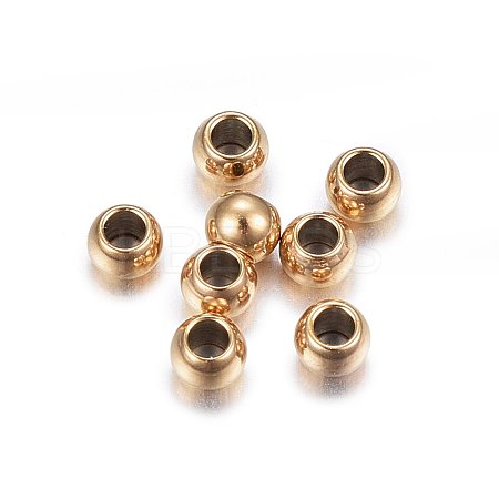 Ion Plating(IP) 304 Stainless Steel Beads STAS-H467-07G-1