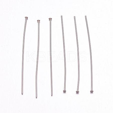 Tarnish Resistant 304 Stainless Steel Flat Head Pins STAS-H358-03A-1