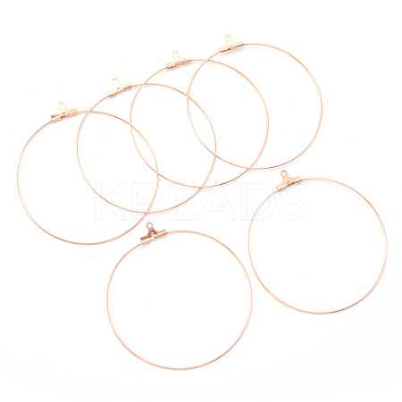304 Stainless Steel Pendants STAS-T031-20-30mm-RG-1
