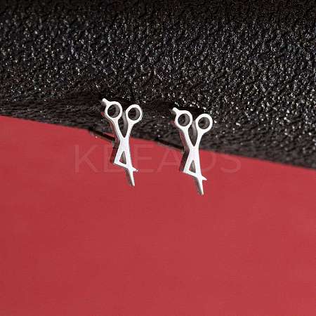 Stainless Steel Small Animal Stud Earrings for Women PW-WG87B69-30-1