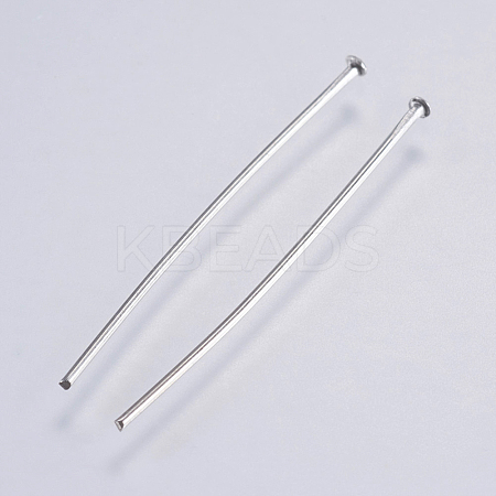 Tarnish Resistant 304 Stainless Steel Flat Head Pins STAS-F146-01P-25mm-1