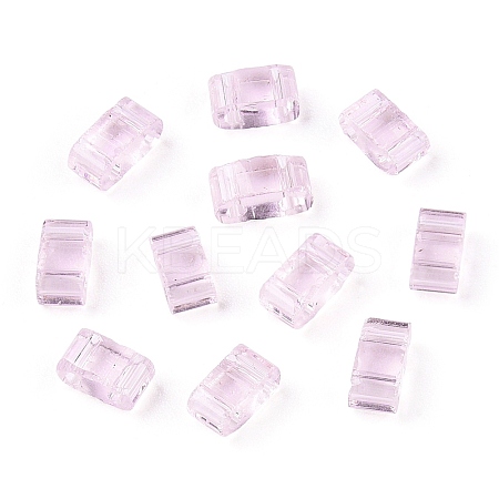 2-Hole Glass Seed Beads SEED-T003-01B-11-1