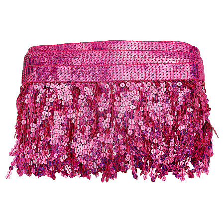 10 Yards Polyester Tassel Lace Ribbon DIY-WH0430-569B-1