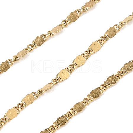 304 Stainless Steel Twisted Figaro Chains CHS-G052-01G-1