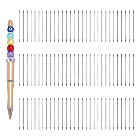 100Pcs 304 Stainless Steel Special Extended Rods for Ballpoint Pens FIND-FG0005-14C-1