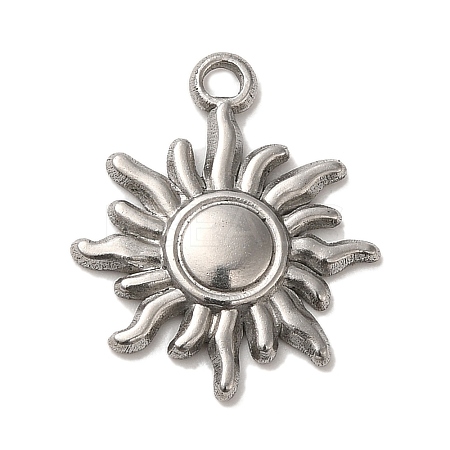 Non-Tarnish 304 Stainless Steel Pendants STAS-R223-09-1