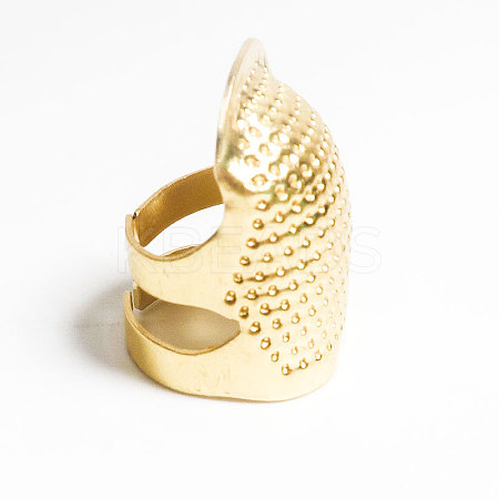 Brass Sewing Thimble Finger Protector PURS-PW0003-062B-G-1