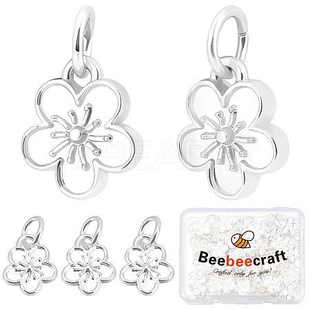 40Pcs Rack Plating Alloy Charms FIND-BBC0003-41S-1