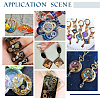 300~400Pcs 10 Style Brass Cabochons MRMJ-OC0003-83-6