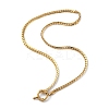 316 Surgical Stainless Steel Ring Pendant Necklaces LS-NJEW-D059-01C-G-1