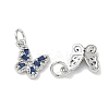 SHEGRACE Brass Pave Clear Cubic Zirconia Pendants XGRQ3Q851-628P-E-2