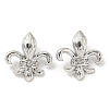 Brass Micro Pave Cubic Zirconia Charms KK-Q809-08P-1