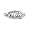 Tarnish Resistant 304 Stainless Steel Box Clasps LS-STAS-G140-18P-1