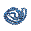 Electroplate Non-magnetic Synthetic Hematite Beads Strands G-T061-101B-2