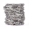Tarnish Resistant 304 Stainless Steel Paperclip Chains CHS-L022-02C-3