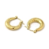 304 Stainless Steel Hoop Earrings for Women EJEW-B054-10G-2