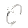 304 Stainless Steel Adjustable Cuff Rings RJEW-Z105-01P-05-4