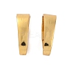 Rack Plating Brass Snap on Bails KK-Z070-34B-G-2