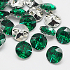 Taiwan Acrylic Rhinestone Buttons BUTT-F020-25mm-06-1