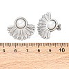 304 Stainless Steel Stud Earrings EJEW-B108-14P-5