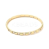 Clear Cubic Zirconia Hinged Bangle BJEW-J165-08G-2