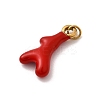 304 Stainless Steel Enamel Pendants STAS-B093-04G-02-2