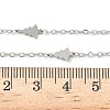 304 Stainless Steel Link Chain Necklaces for Women Men NJEW-K292-01K-P-5