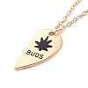 BEST BUDS Alloy Pendant Necklaces LS-NJEW-K124-03B-G-6