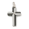 304 Stainless Steel Pendants STAS-F307-12EB-1